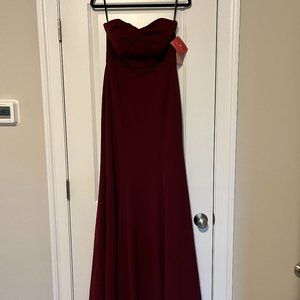 NWT Watters Delilah Dress - Bordeaux